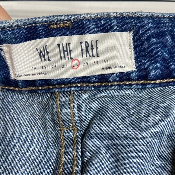 We The Free Denim Zip Up Skirt 28 - Picture 3 of 8